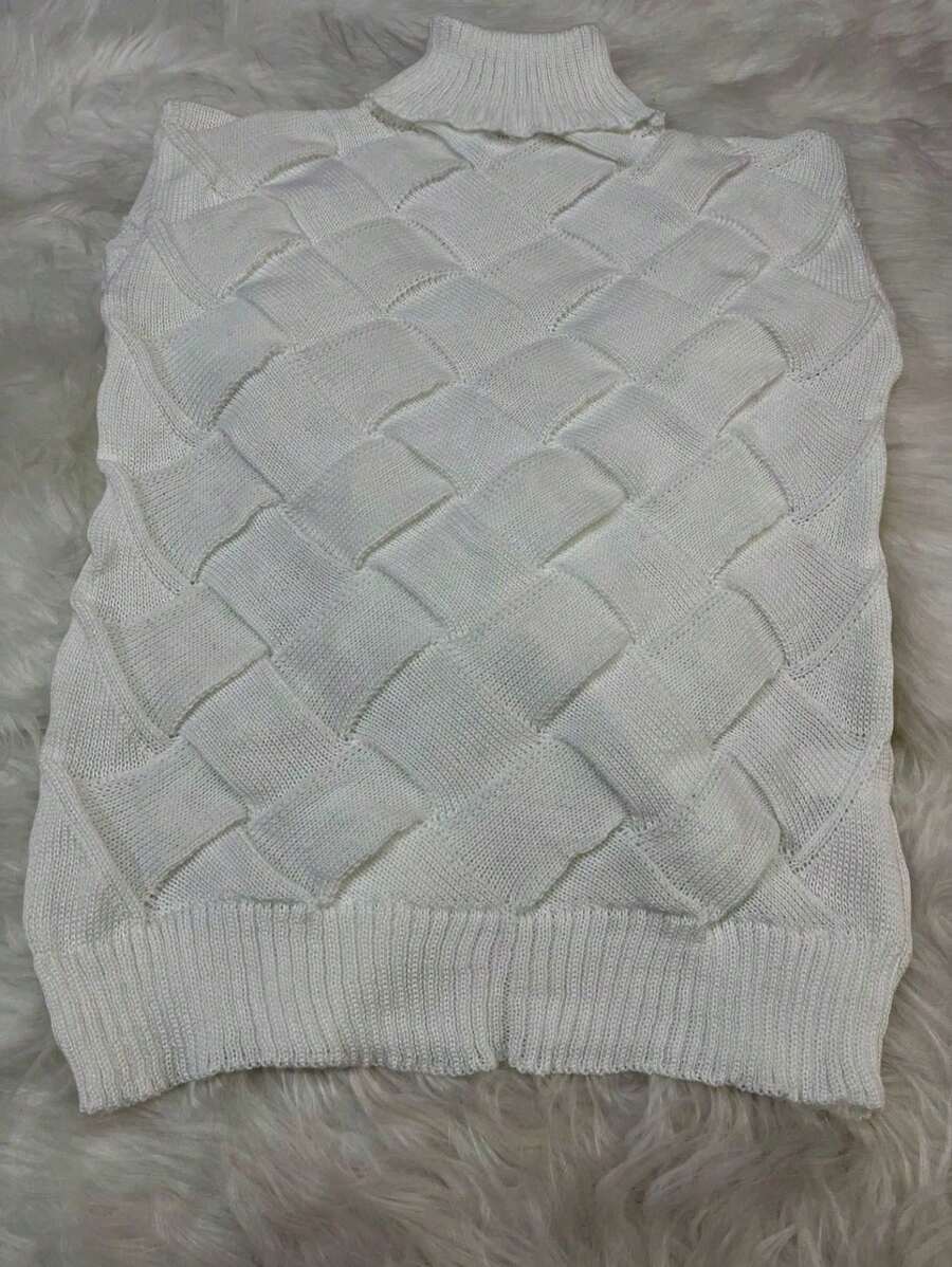 Women Sweaters - 白色 - 查看 1