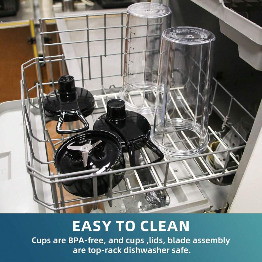 La Reveuse Blender For Shakes And Smoothies With 2 X 24 Oz Blending