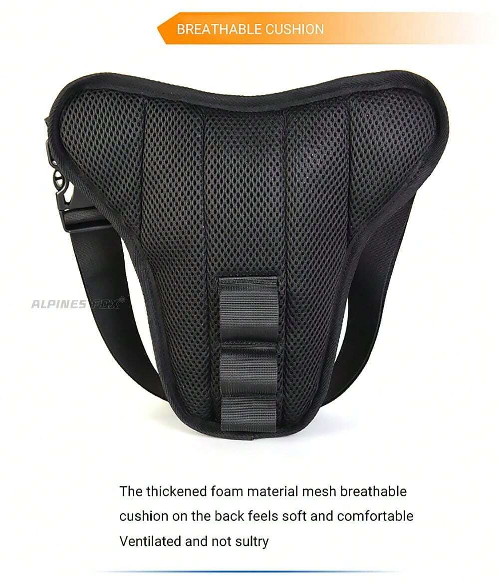 Anjoy Drop Leg Bag - Waterproof Tactical Thigh Pack For Motorcycle, Hiking & Outdoor Sports, Large Black - View #7
