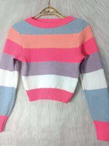 Women Sweaters - Màu Hồng  San hô - Xem 1