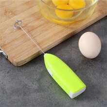 Batidora multifuncional portátil eléctrica, batidora de mano, batidora de leche, batidora de bebidas de mano para café con leche, capuchino, batido, matcha, chocolate caliente - Verde - Ver 4