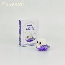 Juguete Creativo De Montaje De Bloques De Construcción Micro Pájaro Animal De Dibujos Animados Diy - Multicolor - Ver 8