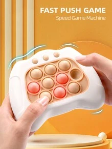 Stress-Relieving Fast Push Game Machine: Innovative Whack-A-Mole Game To Enhance Memory, Quick Recall, And Focus - Apricot - View 1