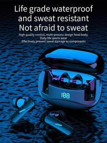 Ture Wireless Earbuds, In-Ear Headphones  BT 5.3 Stereo Earphones, IPX4 Waterproof, Immersive Sound Premium Deep Bass Headset - Black - View 10