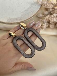 Dangle Earrings - Xám - Xem 5