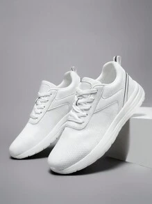 Unisex Wide Width Barefoot Shoes For Outdoor Running With Breathable & Non-Slip Design, Casual Sports Shoes For Wide Feet