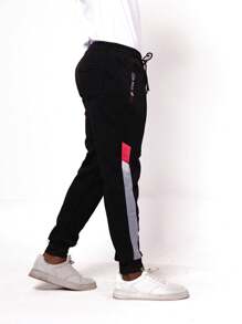 Men Pants - 黑色 - 查看 2