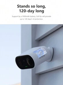 Imou Cell Go 車庫&室內&室外攜帶型攝影機100％無線可充電電池可提供高達120天的保護太陽能板供應wi-fi防水監控pir人體檢測夜視功能雙向語音內置熱點內置警報器內置4 Gb Emmc存儲器隱私模式低電量通知,可監控 - 僅監控 - 查看 3