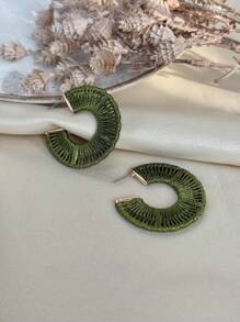 Dangle Earrings - màu xanh lá - Xem 4