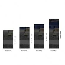 1捲黑色汽車窗貼膜,防紫外線、隔熱,無膠靜電吸附玻璃貼紙pvc,24股 - 黑色 - 查看 4