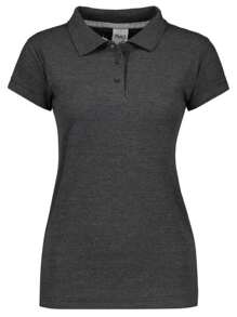 NAO Playera Polo Dama Manga Corta - Gris Oscuro - Ver 4