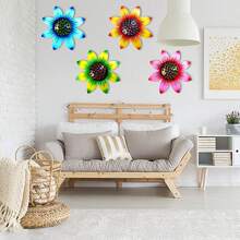 1 Miếng Kim loại Sắt Nghệ thuật Hoa Đồ trang trí , Có sẵn In 4 Màu , Creative Sắt Hoa Treo Vật trang trí , Đối với Ngoài trời Nhà nông - Nhiều màu - Xem 2