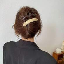 韩式发饰 - 半扎高马尾发夹，带弹性拱形弹簧夹，批发，休闲、上学、发饰 - 彩色 - 查看 7