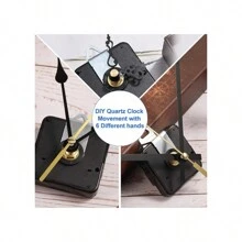 Diy Quartz Clock Kit: 6pcs Quartz Clock Movements With 6 Sets Of Clock Hands And Battery Kits - Multicolor - View 5