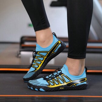 New Fashion Unisex Outdoor Diving Snorkeling Shoes, Breathable Amphibious Beach Running Shoes, Soft Sole Indoor Fitness Shoes, Non-Slip Jumping Yoga Shoes, Cushioned Running Sneakers For Men And Women