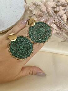 Dangle Earrings - 綠色 - 查看 5