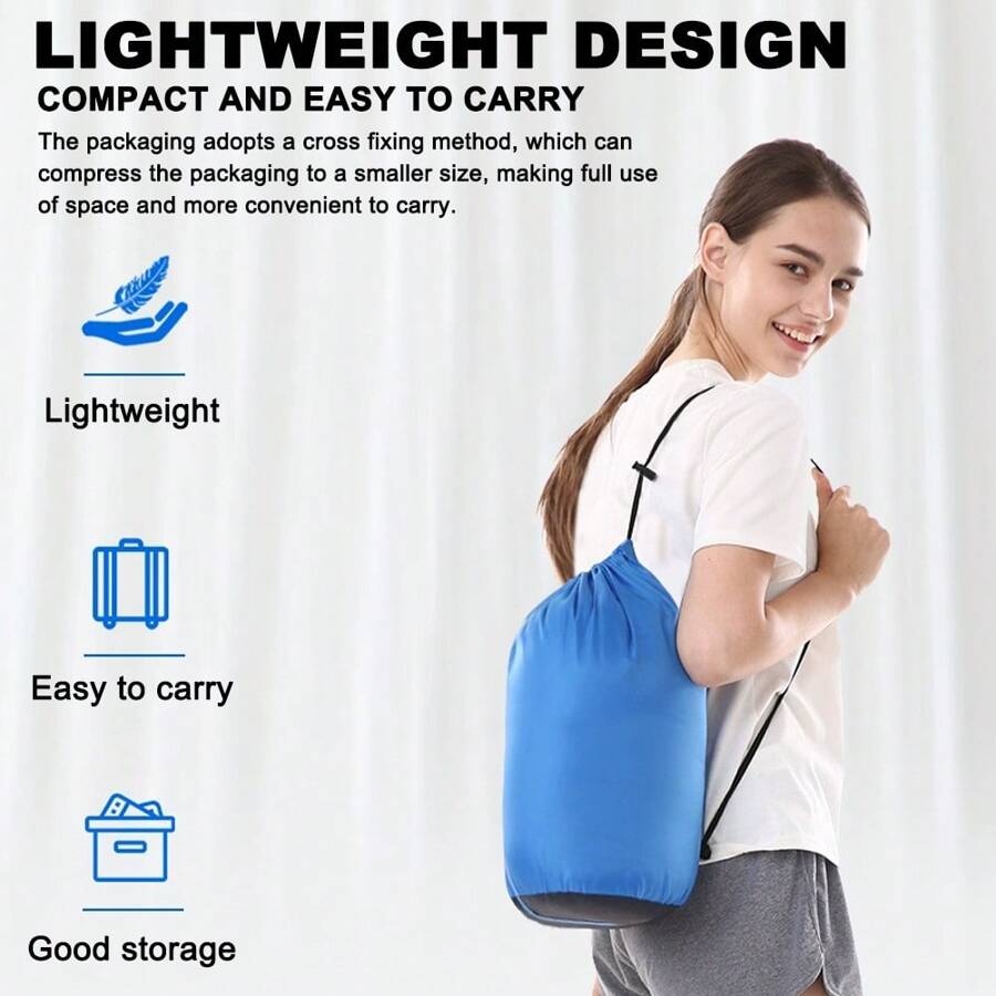 Sleeping Bags For Adults, Hooded Rectangular Sleeping Bag, Lightweight