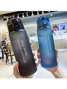 780ml防漏透明運動水瓶,適用於健身房、健身和旅行,讓你隨時保持水分補充 - 藍色 - 查看 6