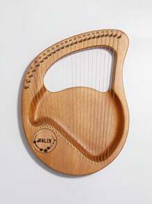 Arpa De Lira Tipo Tablero De 24 Cuerdas, Arpa Pequeña Para Principiantes Para Instrumentos Musicales Poco Comunes, 1 Ud. - lira de tabla de 24 cuerdas - Ver 5