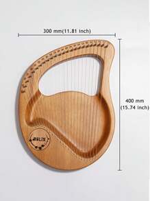 Arpa De Lira Tipo Tablero De 24 Cuerdas, Arpa Pequeña Para Principiantes Para Instrumentos Musicales Poco Comunes, 1 Ud. - lira de tabla de 24 cuerdas - Ver 2