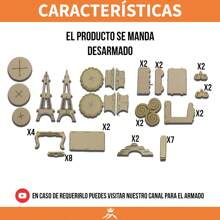 Candy Bar Mesa De Dulces 10 Muebles Mdf Armable Económica - Beis - Ver 10