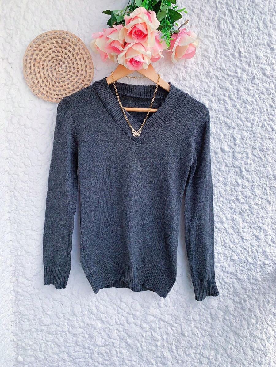 Women Sweaters - Màu xám đen - Xem 1