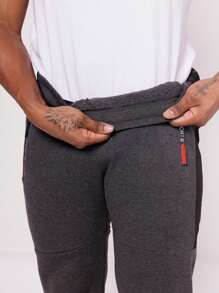 Men Pants - Màu xám đen - Xem 4