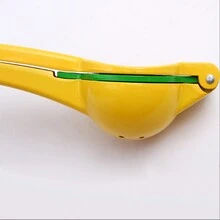 1入組檸檬榨汁器,2合1手動榨汁機手按,不銹鋼和鋁檸檬榨汁機,快速榨檸檬汁,廚房工具,廚房小物品,廚房配件 - 黃色 - 查看 4