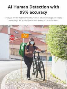 Imou Cell Go 車庫&室內&室外攜帶型攝影機100％無線可充電電池可提供高達120天的保護太陽能板供應wi-fi防水監控pir人體檢測夜視功能雙向語音內置熱點內置警報器內置4 Gb Emmc存儲器隱私模式低電量通知,可監控 - 僅監控 - 查看 7