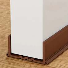 Bande d'étanchéité ondulée pour le bas de porte de 96 cm - Bande de balai de bas de porte insonorisante et résistante aux intempéries pour les portes de 3,5 à 5,5 cm d'épaisseur, anti-poussière, coupe-vent, réduction du bruit pour la pièce/le bureau