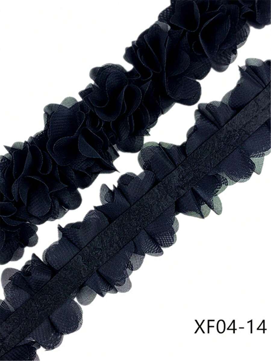 26 Peças 3d Flor De Chiffon Com 5cm De Largura, Renda Para Vestuário, Roupa De Banho, Acessórios Para Cabelo E Vários Itens Em Diferentes Cores