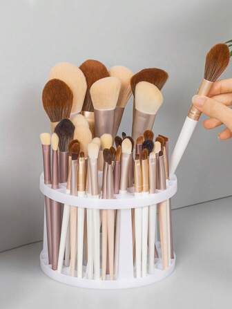 1Pc Brush Holder Organizer For Makeup, Desk Organizer For Eyebrow Pencil, Eye Liner, Makeup Brush And Nail Brush, Suitable For Dressing Table, Bathroom Vanity Bag, Bags, Makeup Bag, Vanity, Travel, Make Up Bag, Organizer, Storage, Travel Essential, Makeup Organizer, Makeup Bags, Toiletry Bag, Desk Organiser, Cosmetic Bag, Makeup Pouch, Make Up Organizer, Vanity Accessories, Make Up Pouch, Make Up Bags, Jewellery Box, Pouch, Makeup Brush Holder, Brush Holder, Perfume Organiser, Pouch Bag,Gifts For Women,Christmas Gifts,Gift Ideas For Women