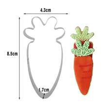1pc Easter-Themed Stainless Steel Cookie Cutter, Featuring Rabbit, Pigeon, Duck, Egg And Carrot Shapes, Suitable As Baking Tool For Cutting Cake, Fondant, Biscuit, Chocolate And Soap, Also Helpful Kitchen Gadget For Cutting Vegetables, Fruits And Dough - Silver - View 31