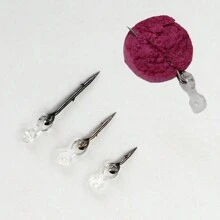 Metallköder Spike Karpfenangeln Zubehör Köder Sting Boilies Pin Mit Klarem Gummimais Ronnie Haar Rig Karpfenfutterset