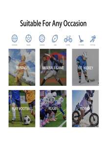 HOPLYNN Boy's Compression Underwear Sets Long Sleeves Top And Base-Layer Pant Quick Dry Black Training Outfit For Football Basketball Running Cycling Sports Spring Summer Autumn - Black - View 6