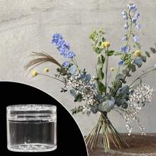 螺旋插花莖支架、花瓶螺旋莖支架、螺旋花莖支架 螺旋 Diy 花束扭花插花支架 - 無色 - 查看 3