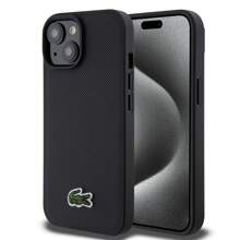 Funda Logo Bordado Con Magsafe para iPhone 15 Color Negro - Negro - Ver 1