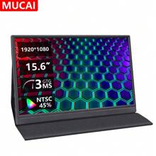 Monitor portátil MUCAI BX156 de 15,6 pulgadas, 60Hz, 1920*1080, compatible con Switch - Tipo de Enchufe A USA (110-127V) - Ver 1
