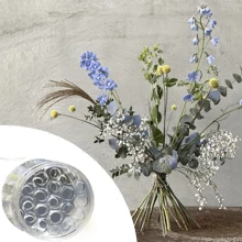 螺旋插花莖支架、花瓶螺旋莖支架、螺旋花莖支架 螺旋 Diy 花束扭花插花支架 - 無色 - 查看 1