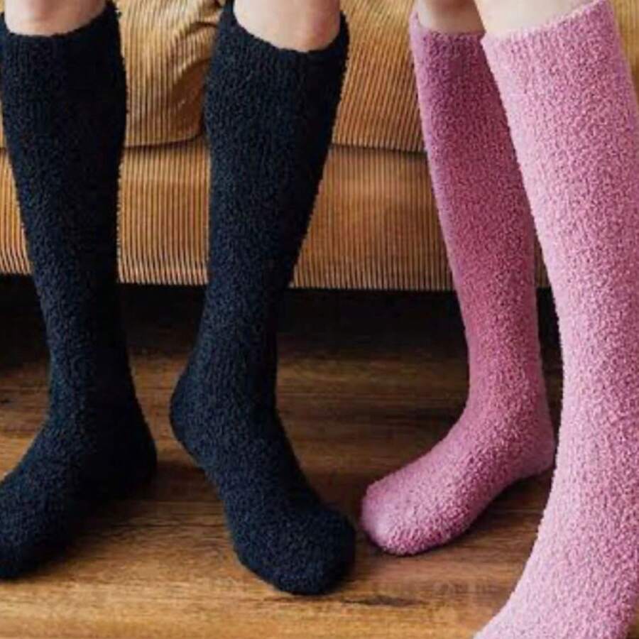 Women Over The Calf Socks - Nhiều màu - Xem 1