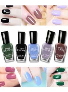 8ml皇家藍色剝落型水性指甲油,40種顏色可供選擇 - 寶藍色 - 查看 3