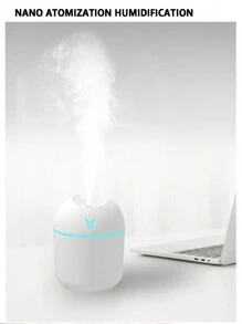 FoBianJie 1pc USB Colorful LED Humidifier, Cute Cool Mist Humidifier With LED Light -Refreshes Room, Plants, And Car - Perfect For Home, Office, And School -Great Gift For Holidays And Back To School
