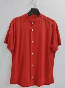 Men Shirts - Red - View 3