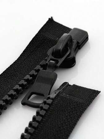 1 pieza Cabeza de cremallera de 55/60/70/80/90 cm, Kit de reparación de cremallera, Repuestos de cremallera para bolsos de viaje, Accesorios de costura y manualidades para ropa