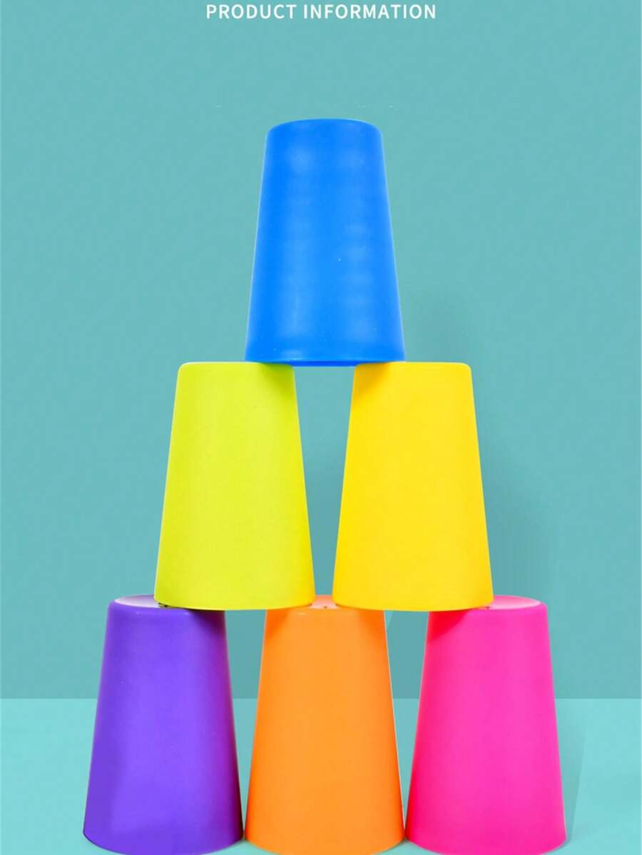 Battle Stacking Cups, Table Game Color Sorting Cognitive Training