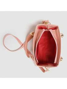 Women Tote Bags - Màu Hồng baby - Xem 3