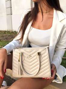Women Shoulder Bags - Màu be - Xem 4
