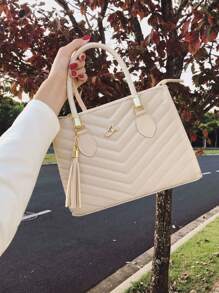 Women Shoulder Bags - Màu be - Xem 2
