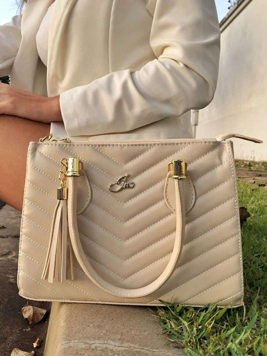 Women Shoulder Bags - Màu be - Xem 1
