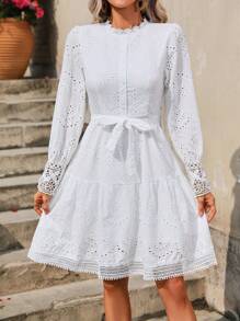Women Dresses - 白色 - 查看 3